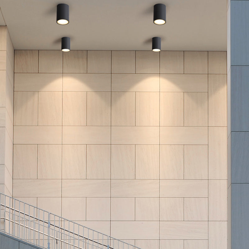 1-Licht-Unterputzleuchte, traditionelle zylindrische Deckenleuchte