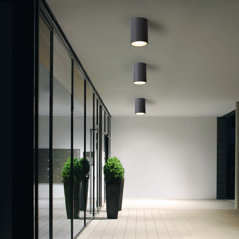 1-Licht-Unterputzleuchte, traditionelle zylindrische Deckenleuchte