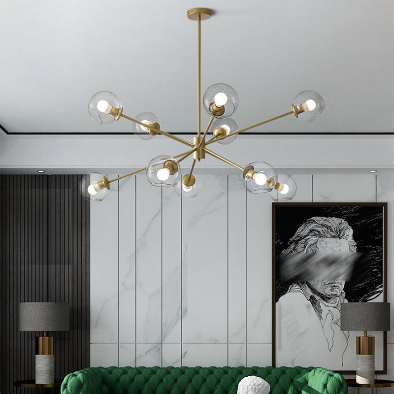 6/8/10 Lichten Kroonluchter Lamp Goud Simplicity Suspension Hanglamp