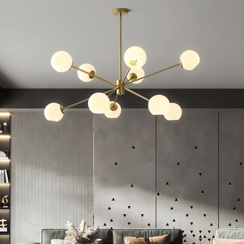 6/8/10 Lichten Kroonluchter Lamp Goud Simplicity Suspension Hanglamp
