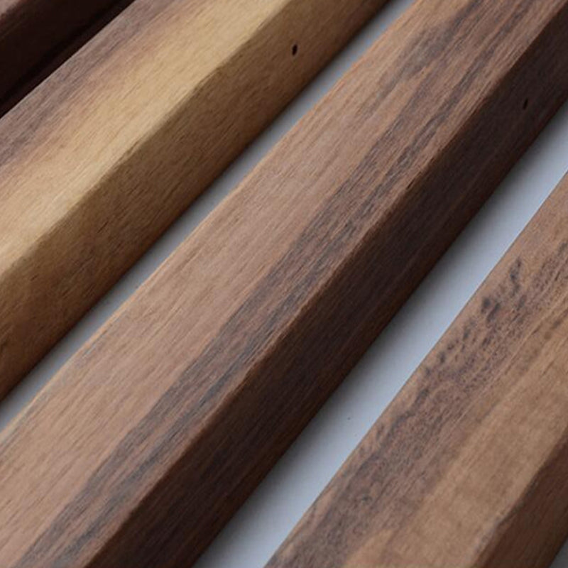 Solid Wood Island Light Modern Style Minimalist Linear Pendant Lamp for Dining Room