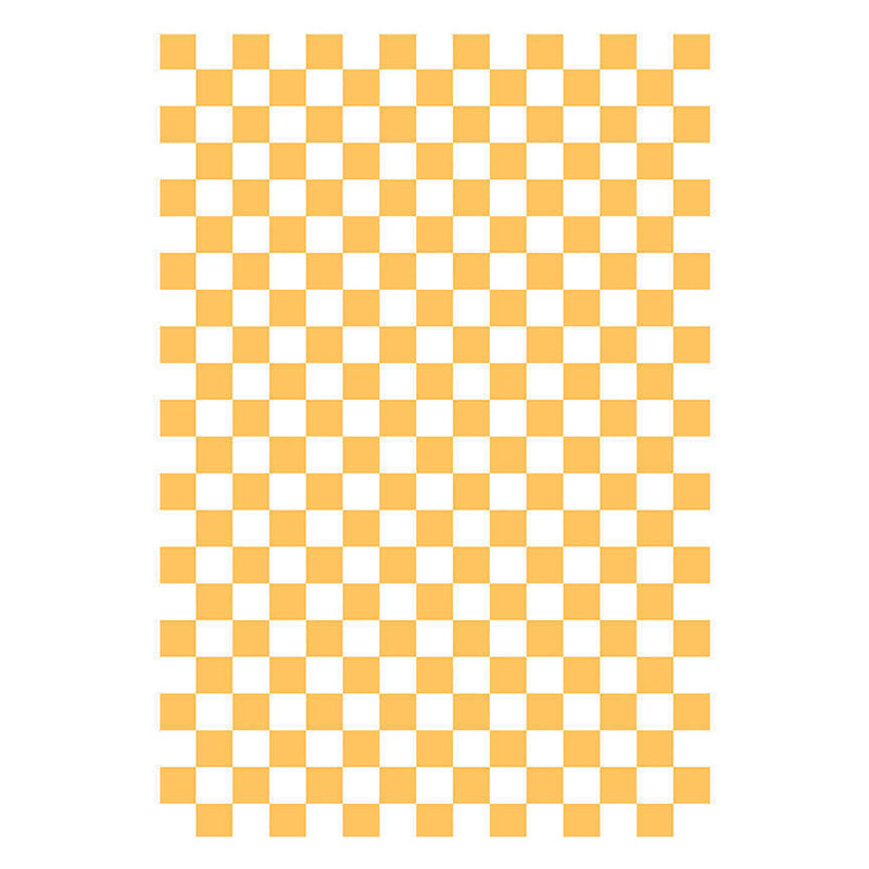 Hip Hop Home Decoration Rug Checkered Printed Carpet Polyester Non-Slip Backing Indoor Carpet