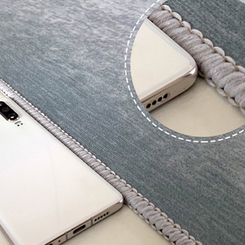 Light Grey Modern Rug Blending Graphic Industrial Rug Non-Slip Backing Rug for Home Decor