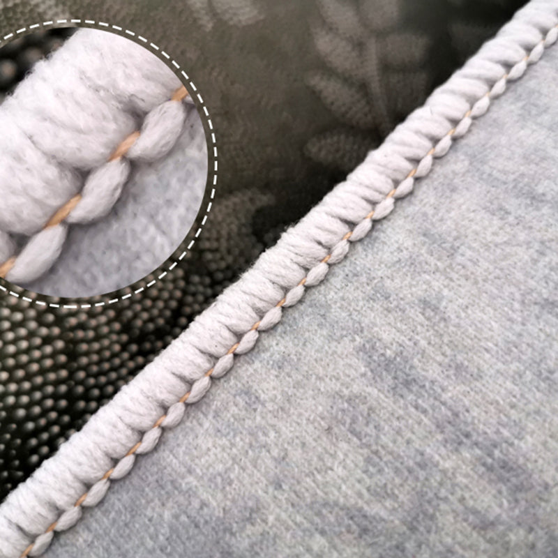 Light Gray Modern Carpet Blending Graphic Carpet Stain Resistant Carpet for Living Room