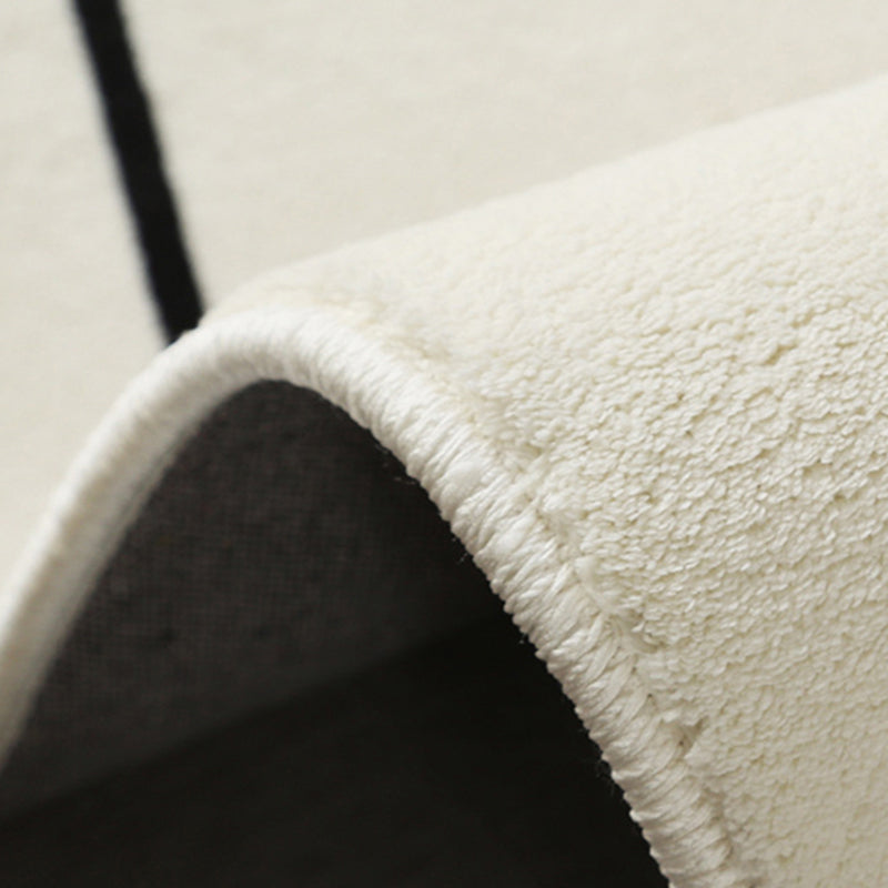 Relaxing Checkered Printed Carpet Polyester Rug Non-Slip Backing Indoor Rug for Home Decoration