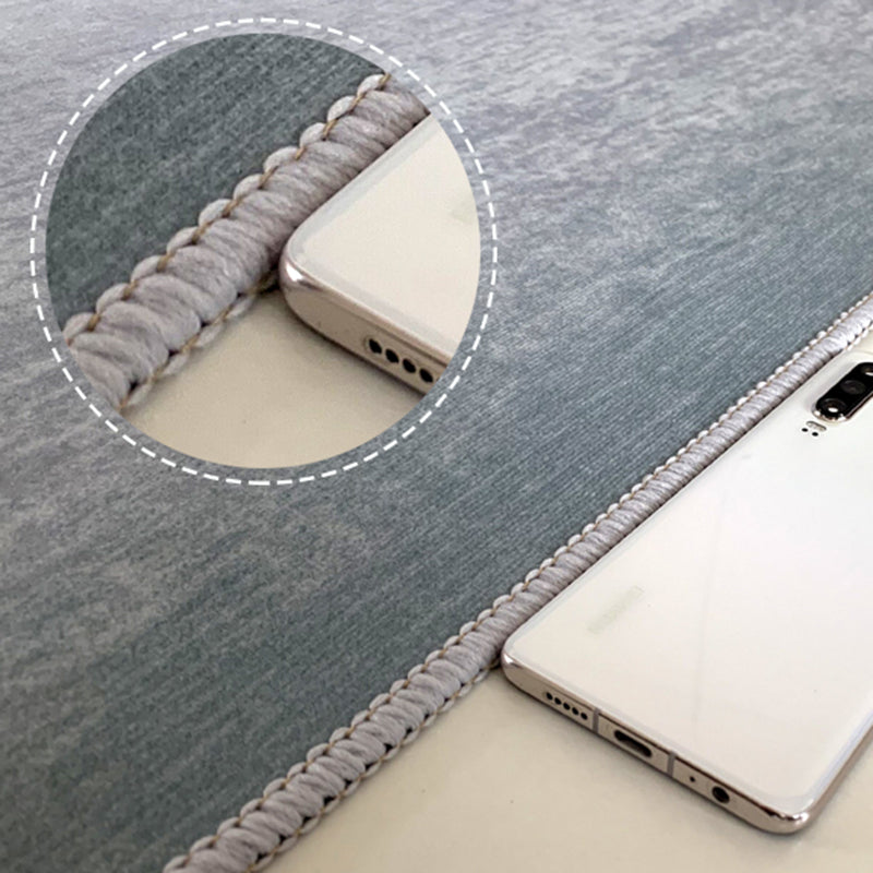 Grey Modern Rug Blending Striped Rug Non-Slip Backing Rug for Home Decoration