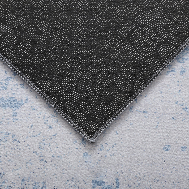 Simple Graphic Printed Carpet Polyester Indoor Carpet Non-Slip Backing Rug for Home Decoration