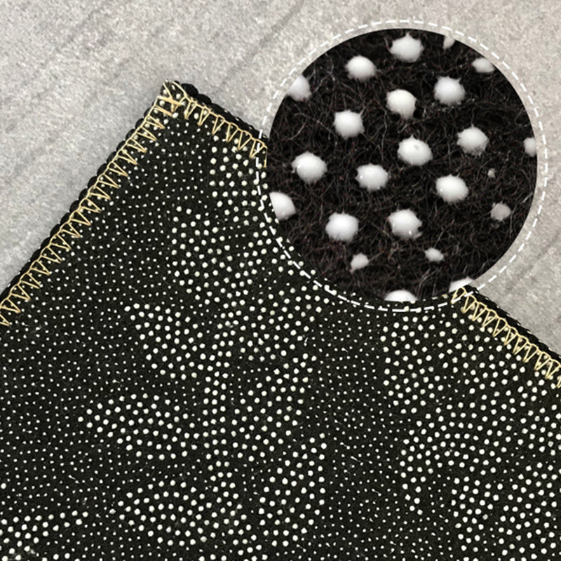 Apricot Modern Rug Blended Line Rug Non-Slip Backing Rug for Drawing Room