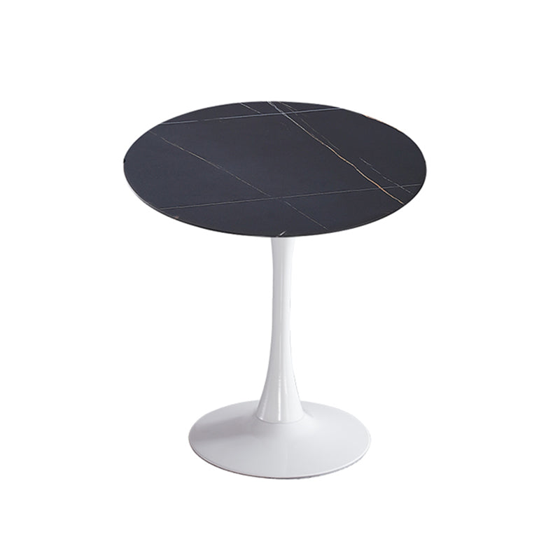 Modern Style Dining Table Round Sintered Stone Dining Table for Home Use