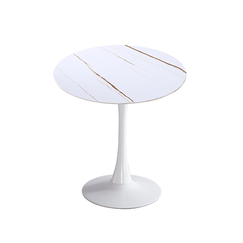 Modern Style Dining Table Round Sintered Stone Dining Table for Home Use