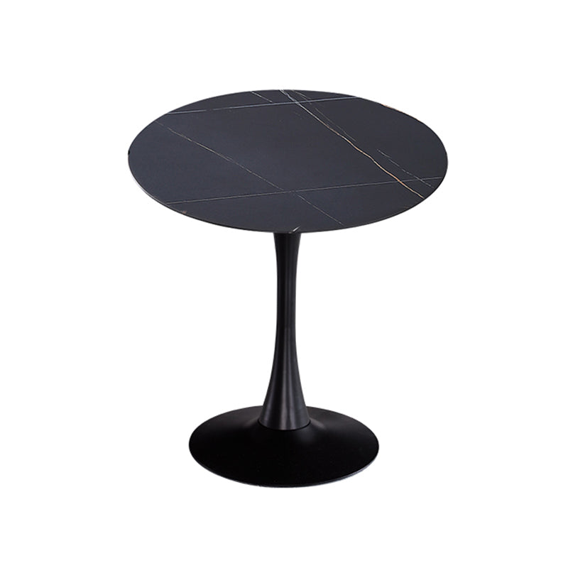 Modern Style Dining Table Round Sintered Stone Dining Table for Home Use