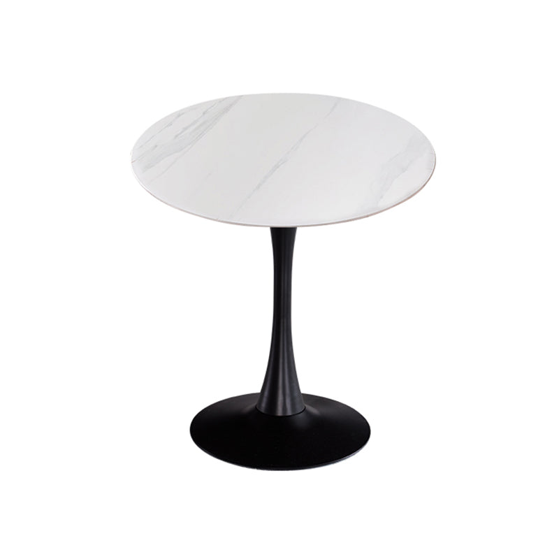 Modern Style Dining Table Round Sintered Stone Dining Table for Home Use