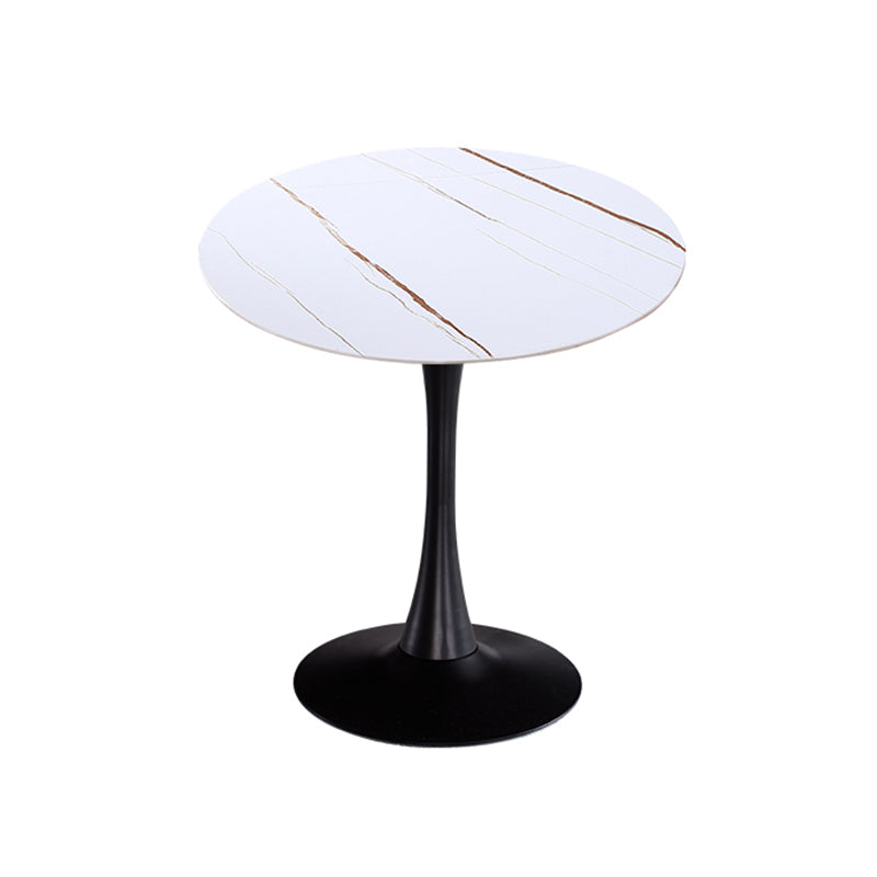 Modern Style Dining Table Round Sintered Stone Dining Table for Home Use