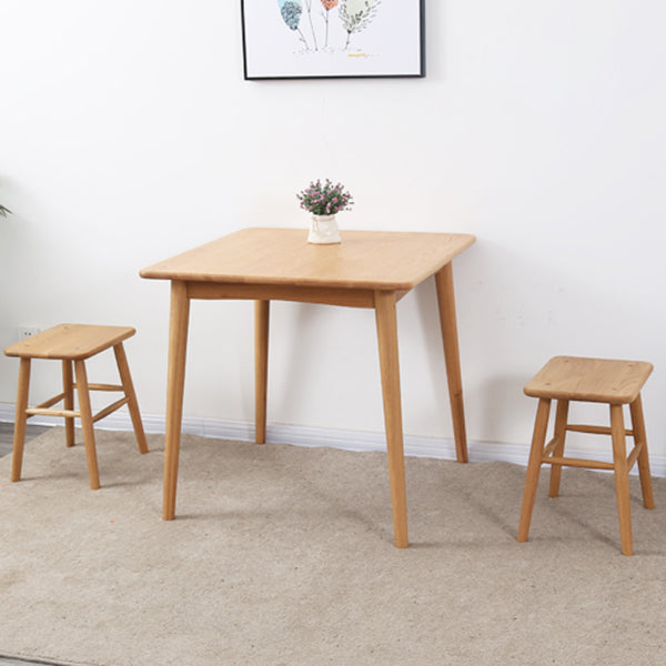 Collezione per sala da pranzo in legno in legno massiccio contemporaneo con 4 piedi