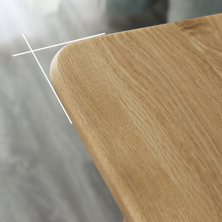 Collezione per sala da pranzo in legno in legno massiccio contemporaneo con 4 piedi