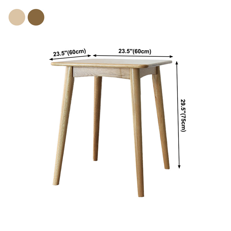 Collezione per sala da pranzo in legno in legno massiccio contemporaneo con 4 piedi