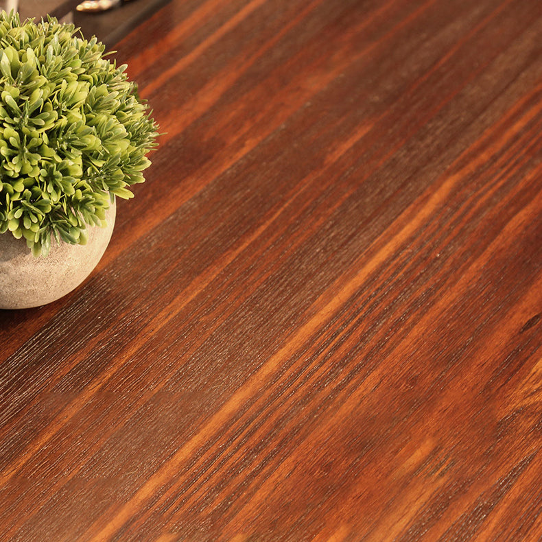 Industriële rechthoek eetkamer tafel dennen vaste houten tafel met schroefbasis