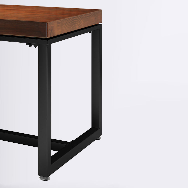 Industrieller Esszimmertisch Kiefer Massivholz Tisch mit Trestle Basis für das Abendessen in der Küche zu Hause