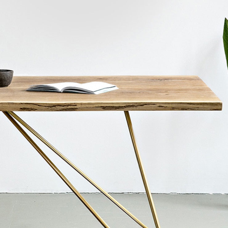 Traditional Luxury Rectangle Dining Site Table Solid Wood Dining Room Home Furniture