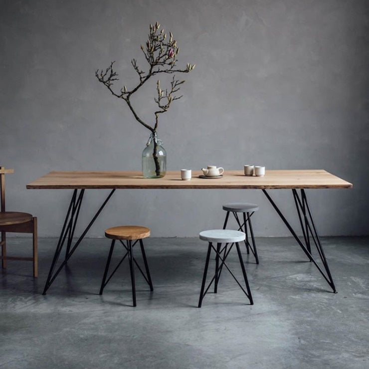 Traditional Luxury Rectangle Dining Site Table Solid Wood Dining Room Home Furniture