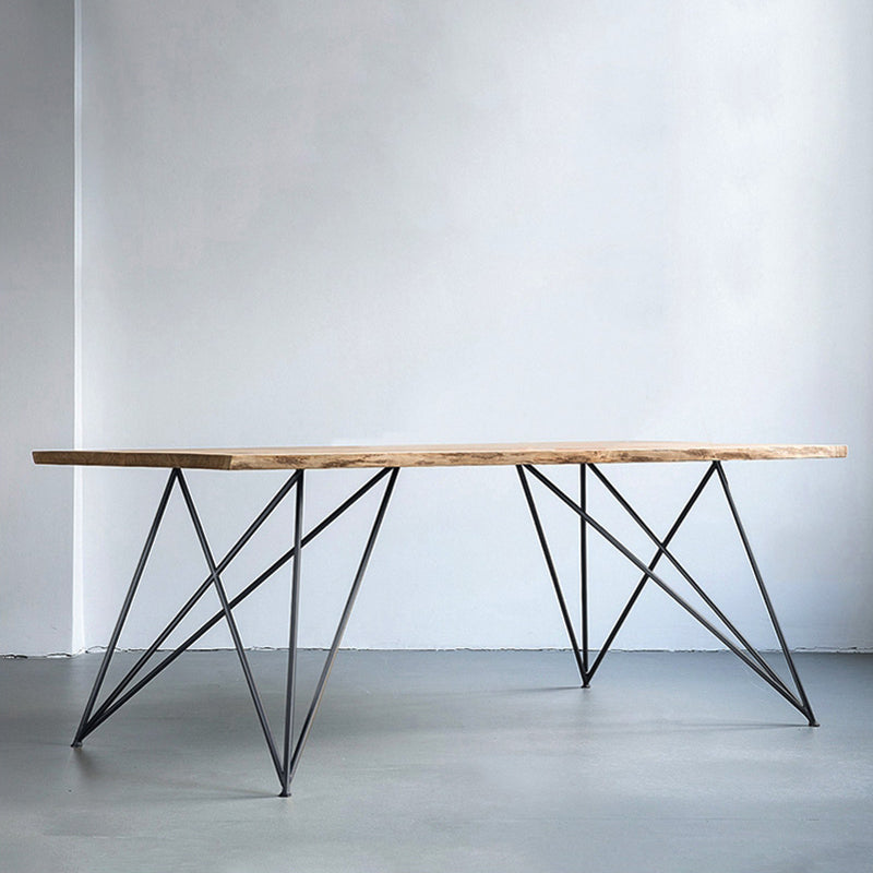 Traditional Luxury Rectangle Dining Site Table Solid Wood Dining Room Home Furniture