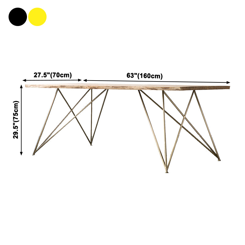 Traditional Luxury Rectangle Dining Site Table Solid Wood Dining Room Home Furniture