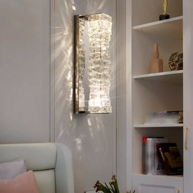 Tombra geométrica Multi-luces Medro de pared Moderna Moder de montura de pared de la pared en plata