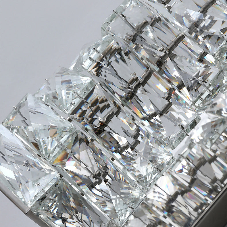 Tombra geométrica Multi-luces Medro de pared Moderna Moder de montura de pared de la pared en plata