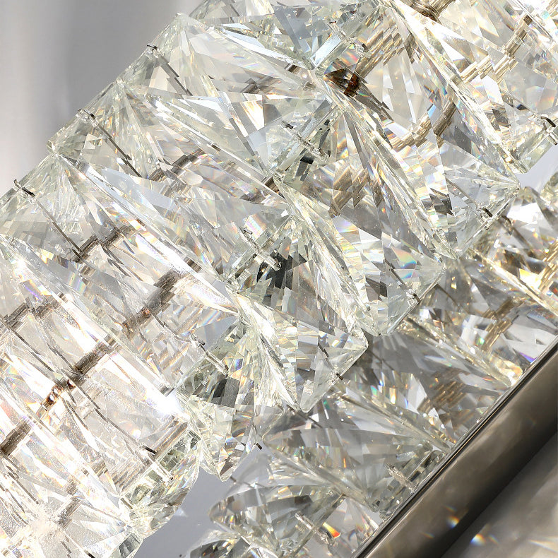 Tombra geométrica Multi-luces Medro de pared Moderna Moder de montura de pared de la pared en plata