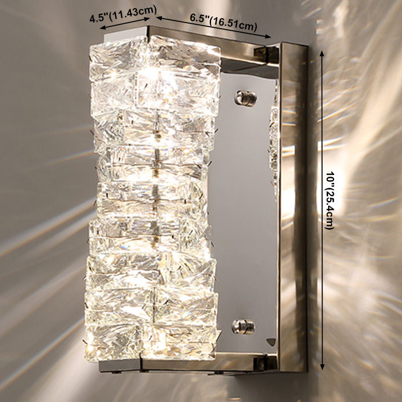 Tombra geométrica Multi-luces Medro de pared Moderna Moder de montura de pared de la pared en plata