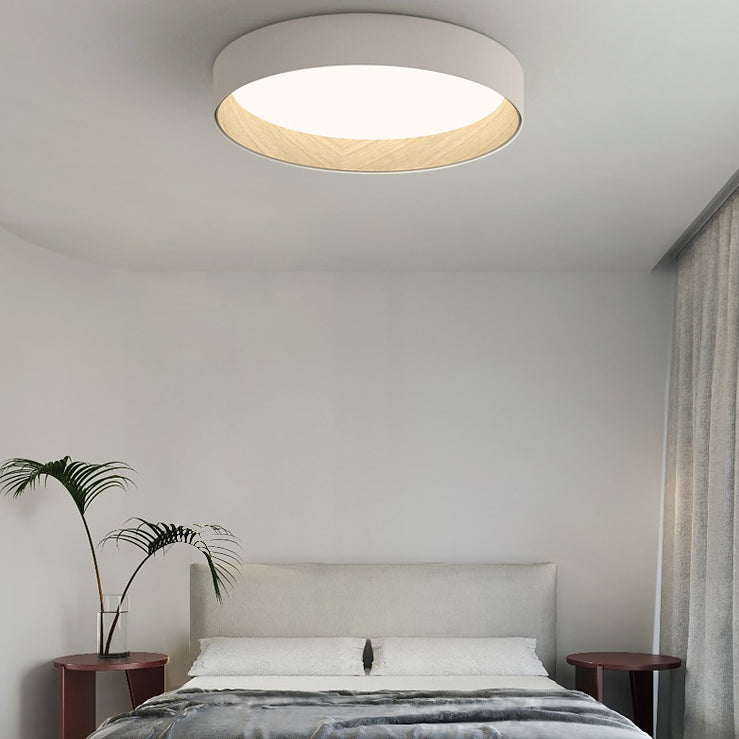 Soporte empotrado LED circular acrílico en luz de techo interior de aluminio de estilo conciso moderno