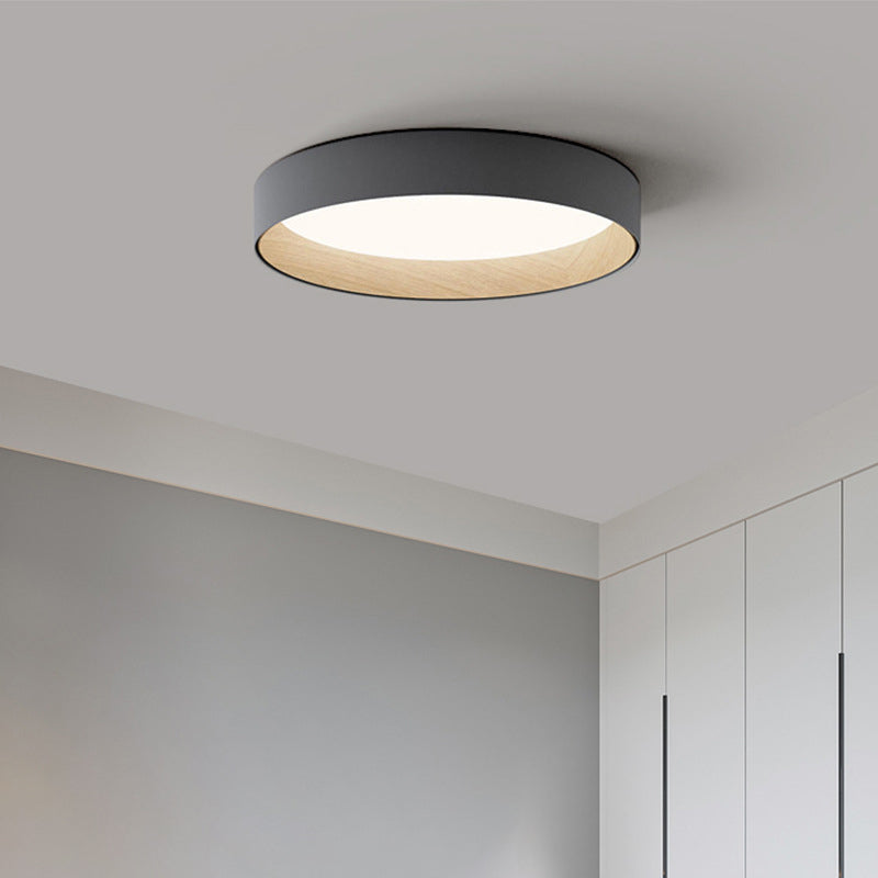 Soporte empotrado LED circular acrílico en luz de techo interior de aluminio de estilo conciso moderno