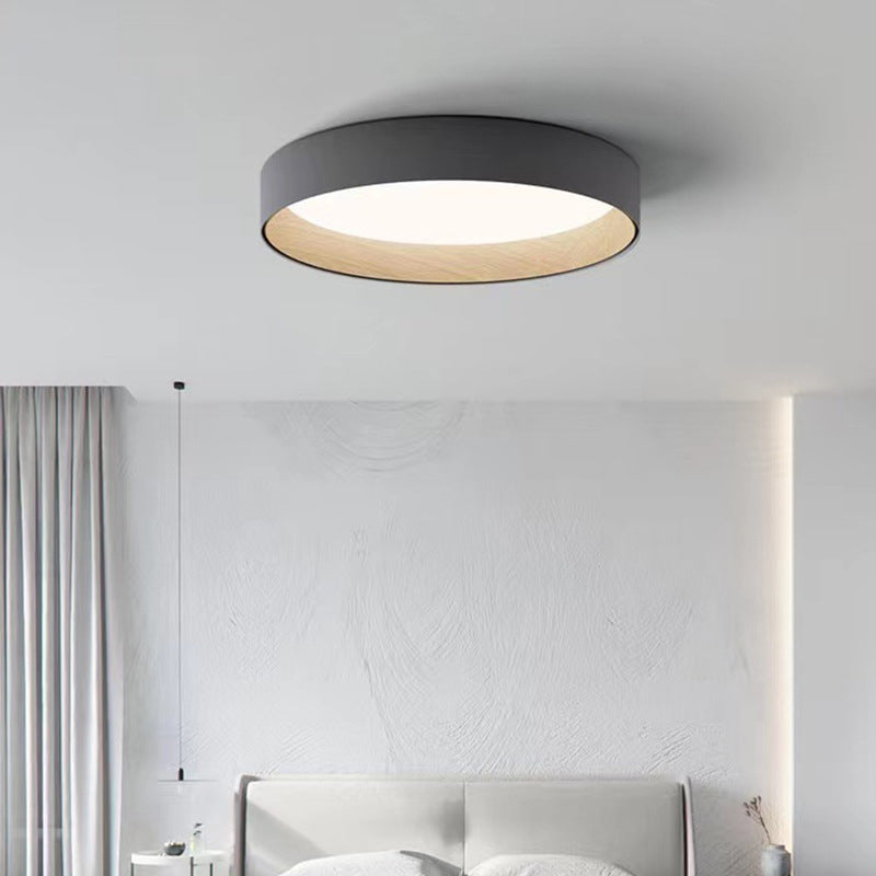 Soporte empotrado LED circular acrílico en luz de techo interior de aluminio de estilo conciso moderno