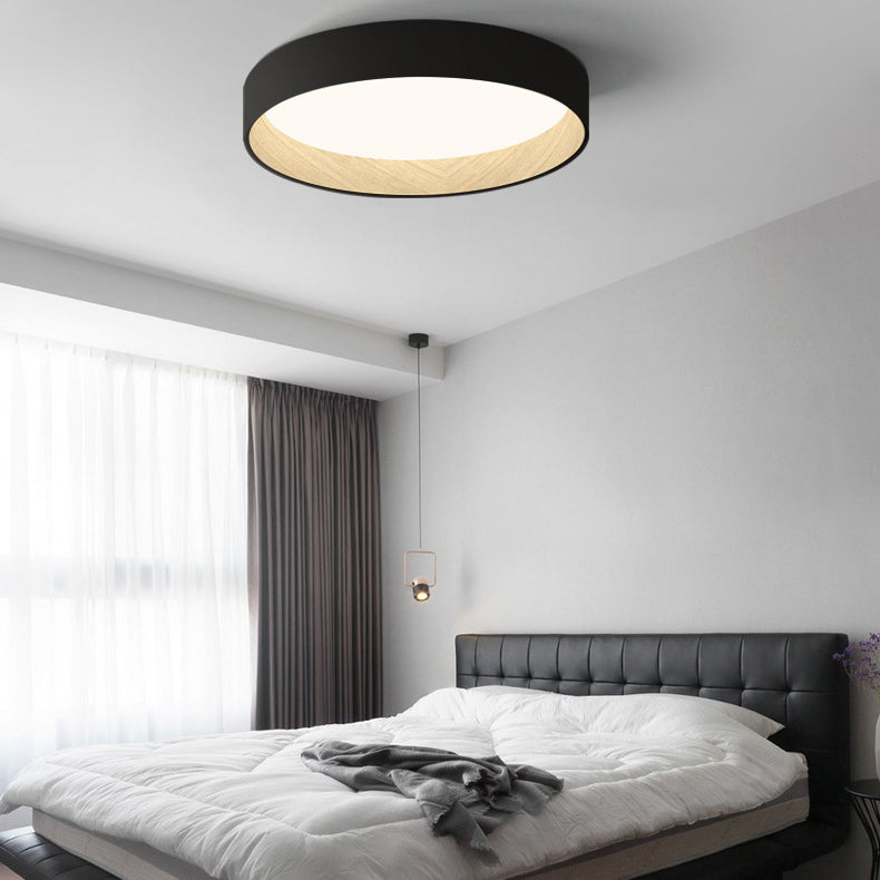 Soporte empotrado LED circular acrílico en luz de techo interior de aluminio de estilo conciso moderno