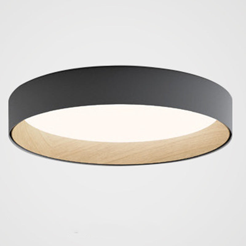 Soporte empotrado LED circular acrílico en luz de techo interior de aluminio de estilo conciso moderno