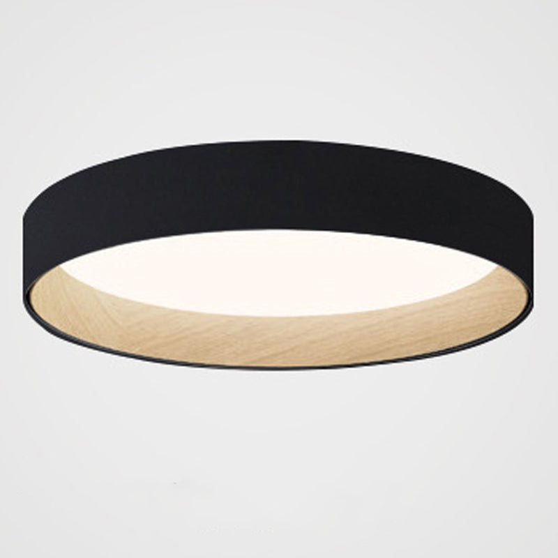 Soporte empotrado LED circular acrílico en luz de techo interior de aluminio de estilo conciso moderno