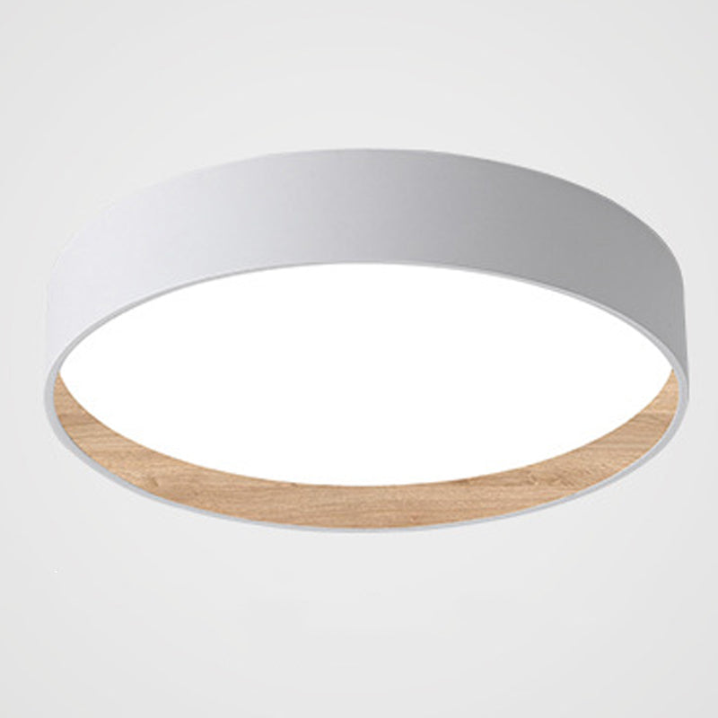 Soporte empotrado LED circular acrílico en luz de techo interior de aluminio de estilo conciso moderno