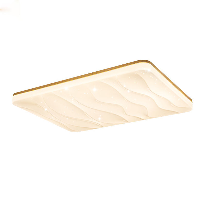 Lampada da soffitto a LED a forma geometrica Moderna in legno 1 luce da incasso per sala da pranzo corridoio