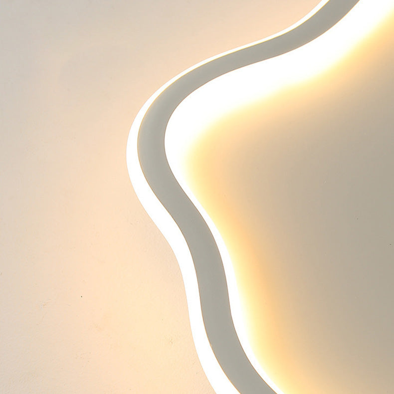 Moderne minimalistische Cloud LED inbouw smeedijzeren plafondarmatuur met acryl kap