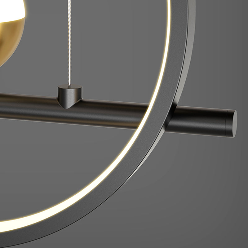 Modern Linear Island Chandelier Lights Metal Pendant Lighting Fixtures