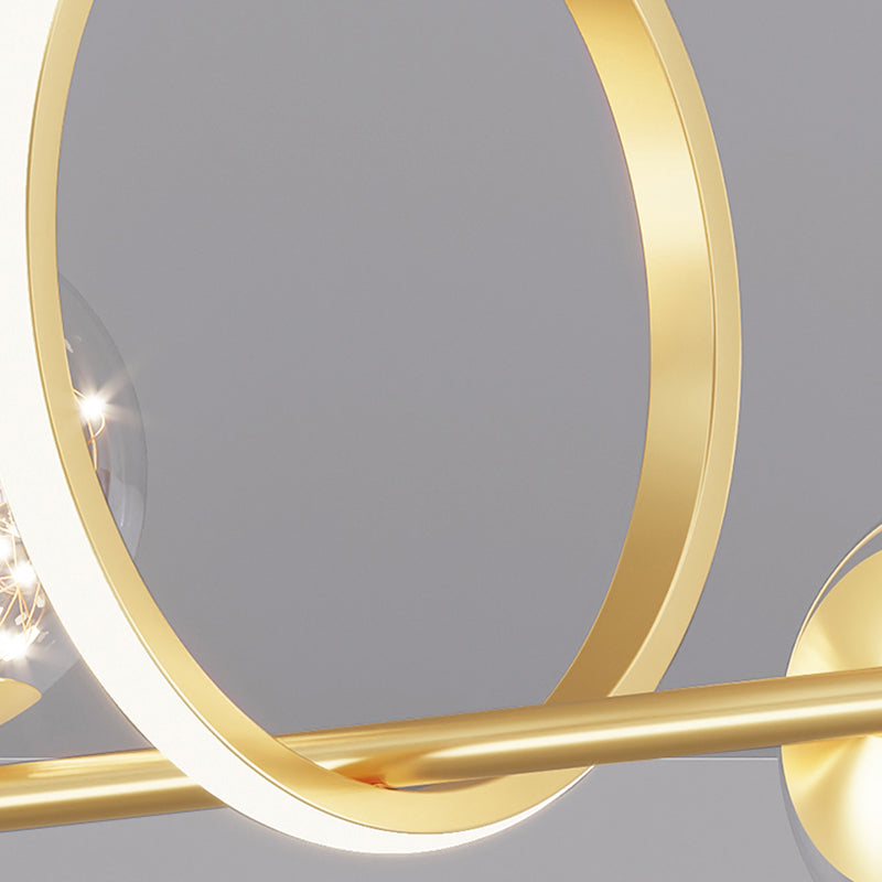 Modern Globe Chandeliers Island Lights Glass 6 Light Globe Chandeliers