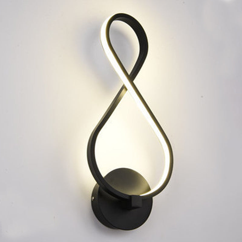Einzigartiger Schatten 1-Licht Wandleuchte moderne Metallmontage Leuchte Metallmontage