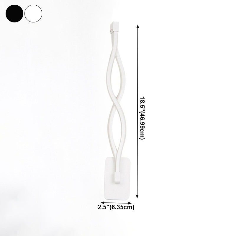 Einzigartiger Schatten 1-Licht Wandleuchte moderne Metallmontage Leuchte Metallmontage