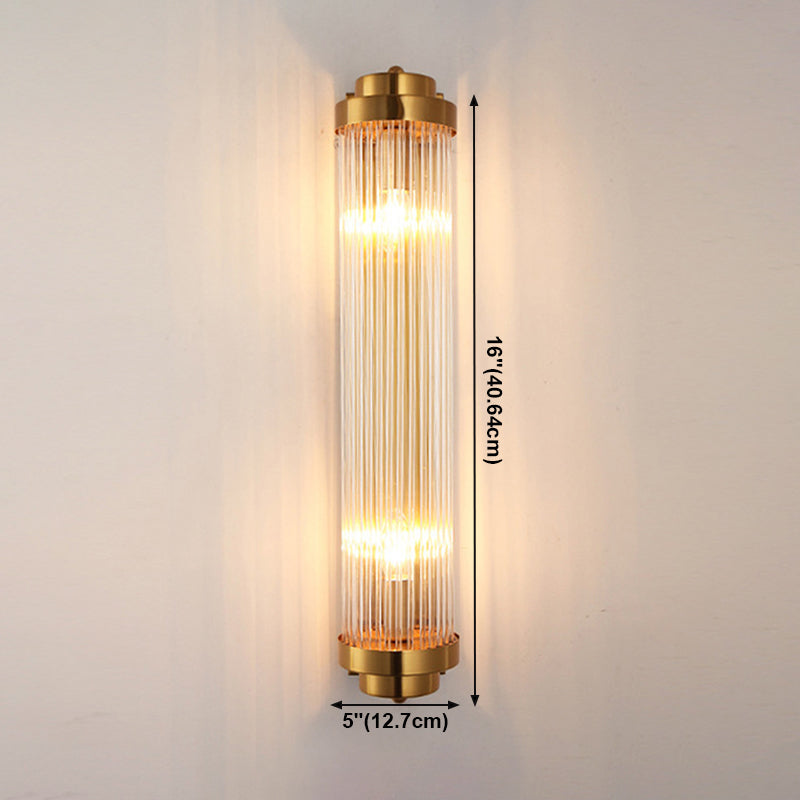 Einstellbare geometrische Schattenwand Wandleuchte moderne Kristallwandmontageleuchte in Gold