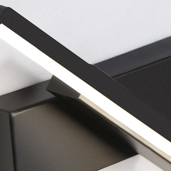 Einstellbare Metall Linear Wandleuchter 1 Licht moderne Wandmontageleuchte