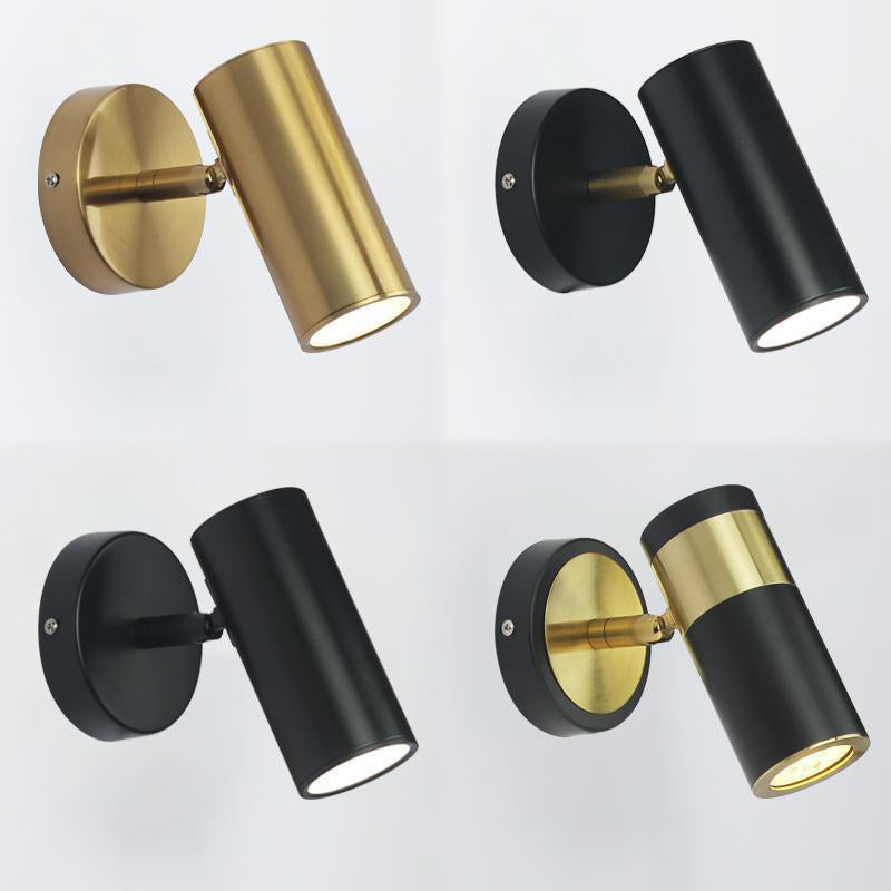 Halbzylinder 1-Licht-Lesen Wandleuchte moderne Metallwandmontageleuchte Metallmontage