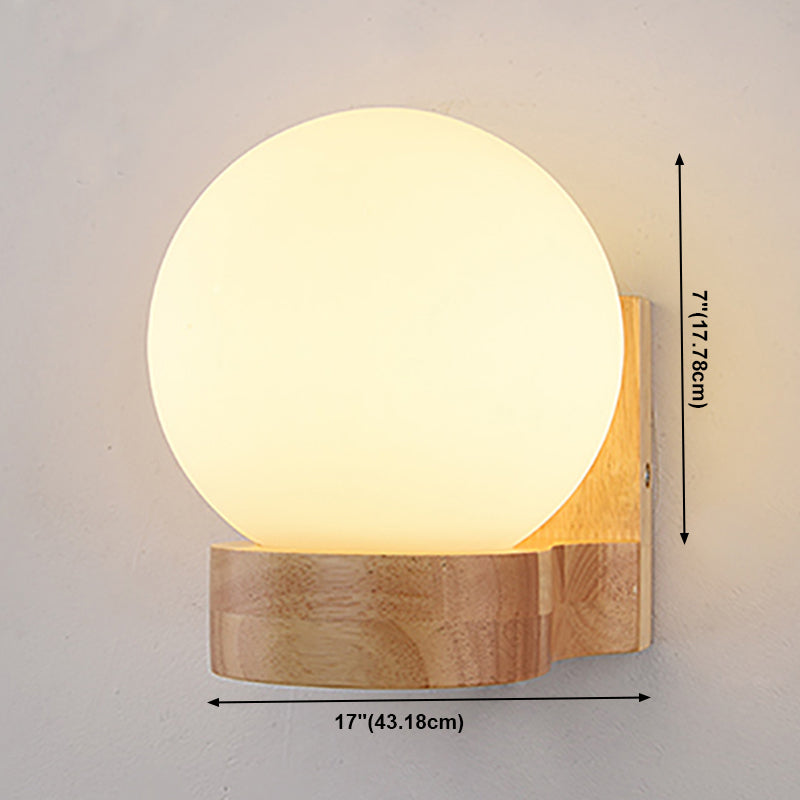 Holz- und Glasgeometrie -Wand -Lampen zeitgenössische Multi -Leuchten -Wandleuchte
