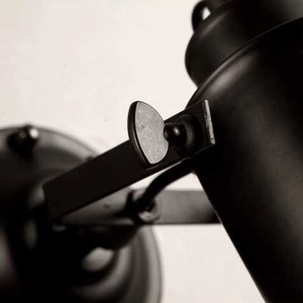 Metallzylinderwand montierte Lampen Industrial Style 1 Licht Wandleuchte Leuchte