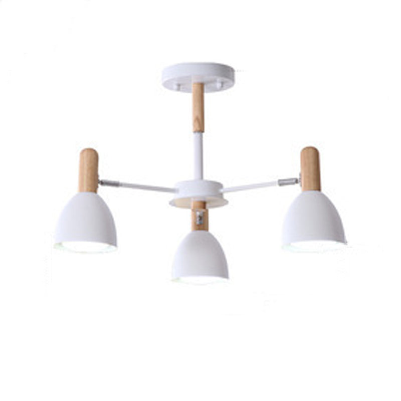 Multi -lichten conische hangende verlichtingsarmaturen moderne stijl metalen plafond kroonluchter