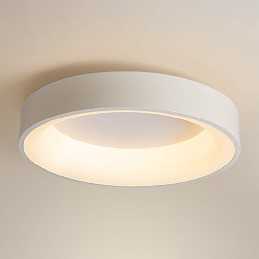Lámpara de techo LED sencilla y moderna, lámpara de techo redonda de montaje empotrado para dormitorio